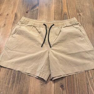 Bearbottom 5.5 Inch Inseam Khaki Performance Athletic Shorts Men's Large Stretch